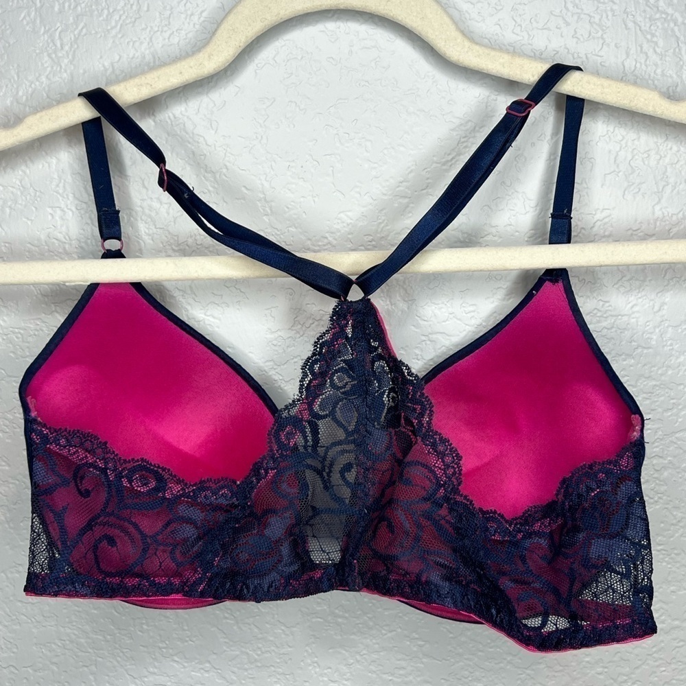 D01.9 Art Intimates Racerback Lace Bra 34D - Picture 2 of 3